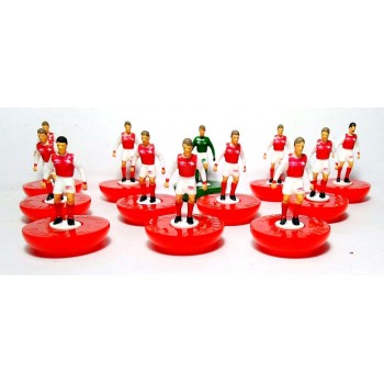 Subbuteo Andrew Table Soccer Arsenal 1980-81 on Classic Hasbro Bases